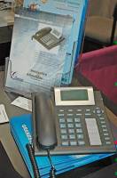 DSC_0021 New Grandstream GXP-2000 business SIP phone. Four 
