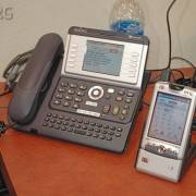 20050315d Alcatel IP phone, using SIP on the PBX but not in the phone.
