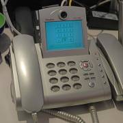 20050315u Vizufon SIP Video Phone, sold by pulverInnovations. 30fps, built in web browser, e-mail and SMS.